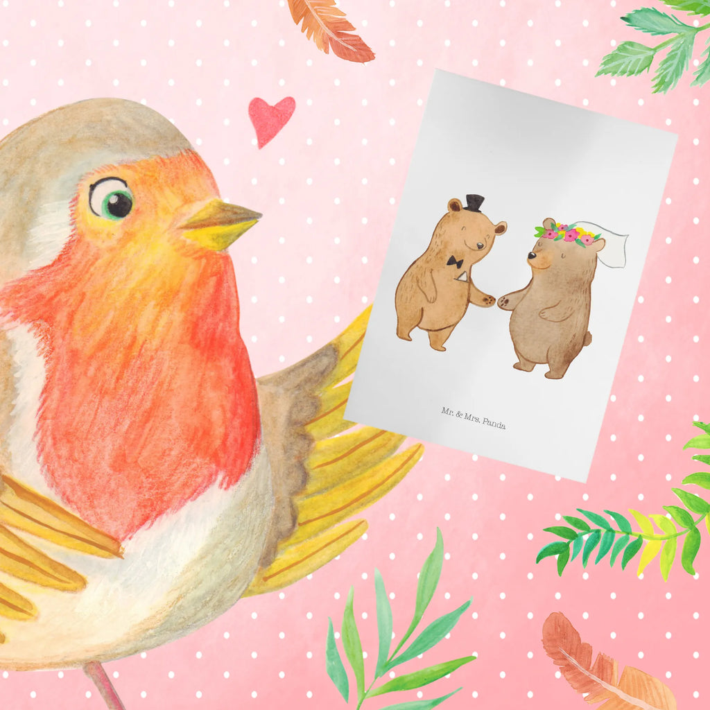 Kartka okolicznościowa Niedźwiedzie ślub Klappkarte, Grußkarte, Glückwunschkarte, Einladungskarte, Karte, Geburtstagskarte, Hochzeitskarte, Ansichtskarten, Hochzeit, Hochzeitsgeschenk, Ehe, Hochzeitsfeier, Trauung, Trauungsgeschenk, Verlobungsfeier, Verlobungsgeschenk, Hochzeitsgeschenkideen, Hochzeitsgeschenke für Brautpaar, Hochzeitstag, Geschenk zur Hochzeit