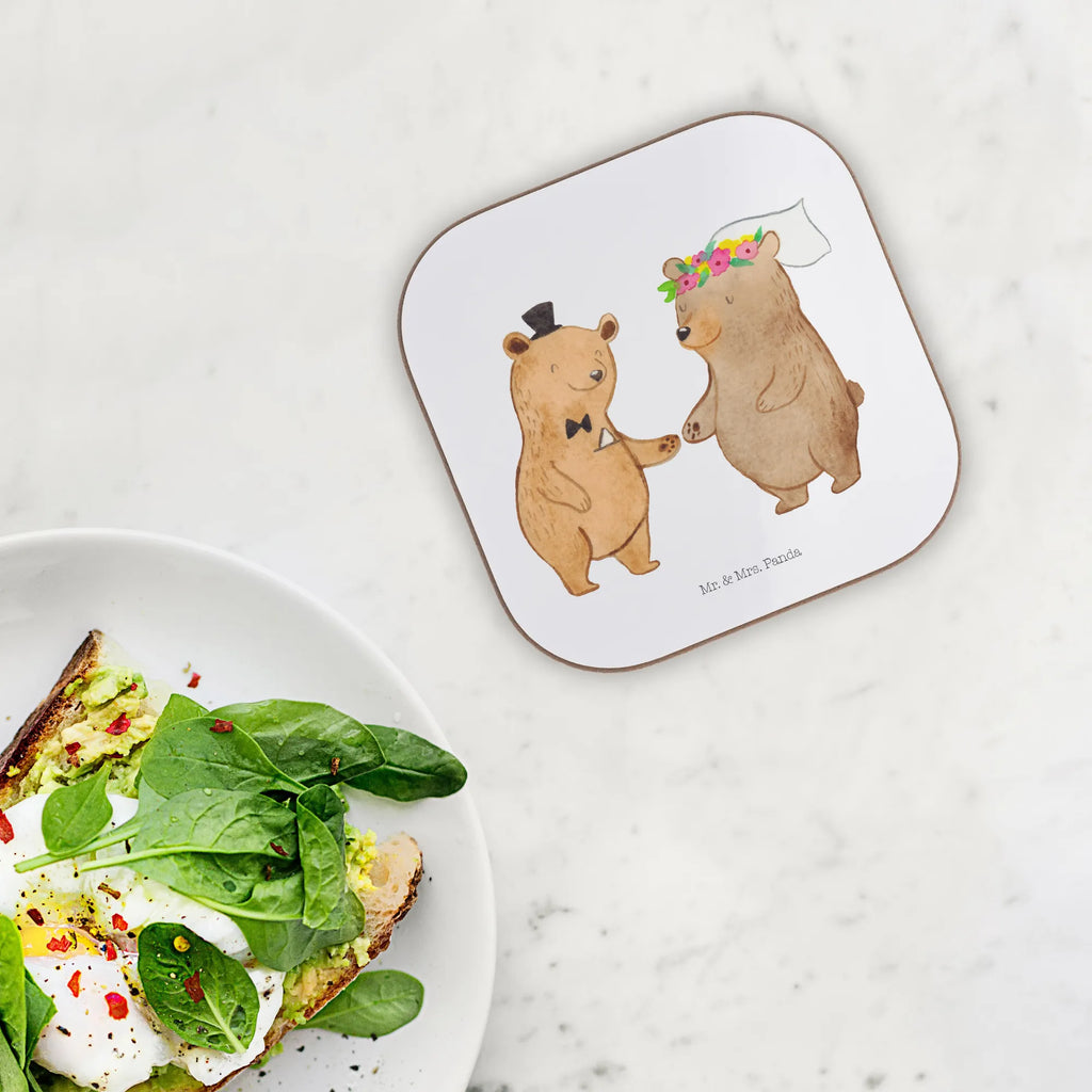 Podkładka Niedźwiedzie ślub Wesele, prezent weselny, małżeństwo, przyjęcie weselne, ceremonia, prezent z ceremonii, karta weselna, przyjęcie zaręczynowe, prezent z zaręczyn, pomysły na prezenty weselne, prezenty weselne dla pary młodej
