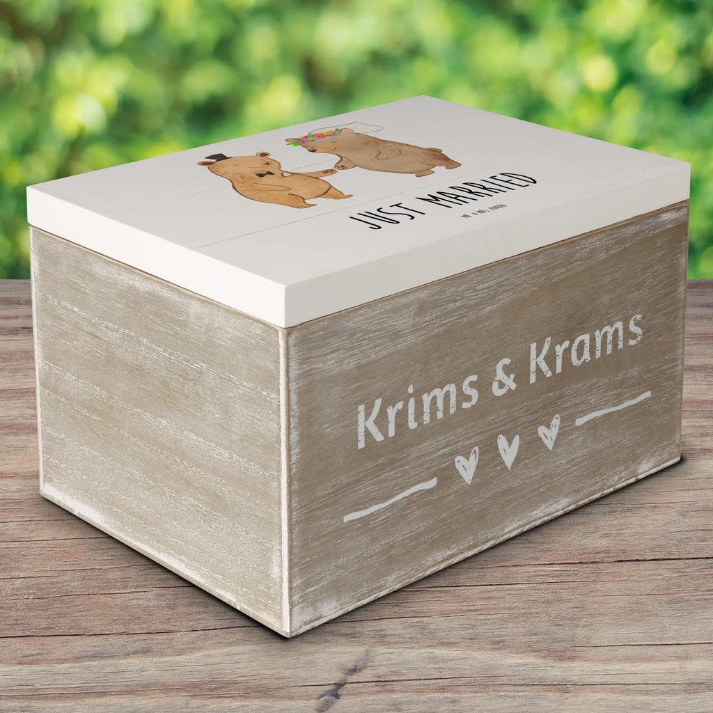 Holzkiste Bären Heirat Erinnerungsbox, Geschenkdose, Schatulle, Aufbewahrungsbox, Kiste, Geschenkbox, Schatzkiste, Truhe, XXL, Erinnerungskiste, Dekokiste, Holzkiste, Hochzeit, Hochzeitsgeschenk, Ehe, Hochzeitsfeier, Trauung, Trauungsgeschenk, Hochzeitskarte, Verlobungsfeier, Verlobungsgeschenk, Hochzeitsgeschenkideen, Hochzeitsgeschenke für Brautpaar, Geschenk zur Hochzeit, Hochzeitstag