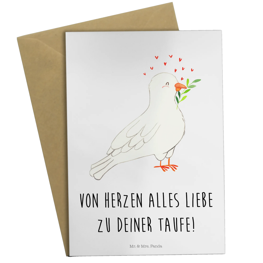 Grußkarte Taube Taufe Grußkarte, Karte, Ansichtskarten, Einladungskarte, Hochzeitskarte, Geburtstagskarte, Glückwunschkarte, Klappkarte, Taufe, Taufgeschenk, Taufe Deko, zur Taufe