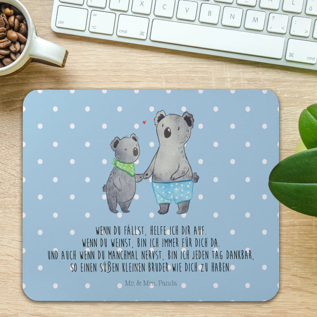 Mouse mat Koala with little brother Mauspad, Arbeitszimmer, Mausunterlage, Büroausstattung, Designer Mauspad, PC Zubehör, Einzigartiges Mauspad, Computer zubehör, Mousepad, Mauspad Büro, Familie, Vatertag, Muttertag, Bruder, Schwester, Mama, Papa, Oma, Opa, Geschwister, Koala, Nesthäkchen, Lieblingsbruder, Kleiner Bruder, Koalas