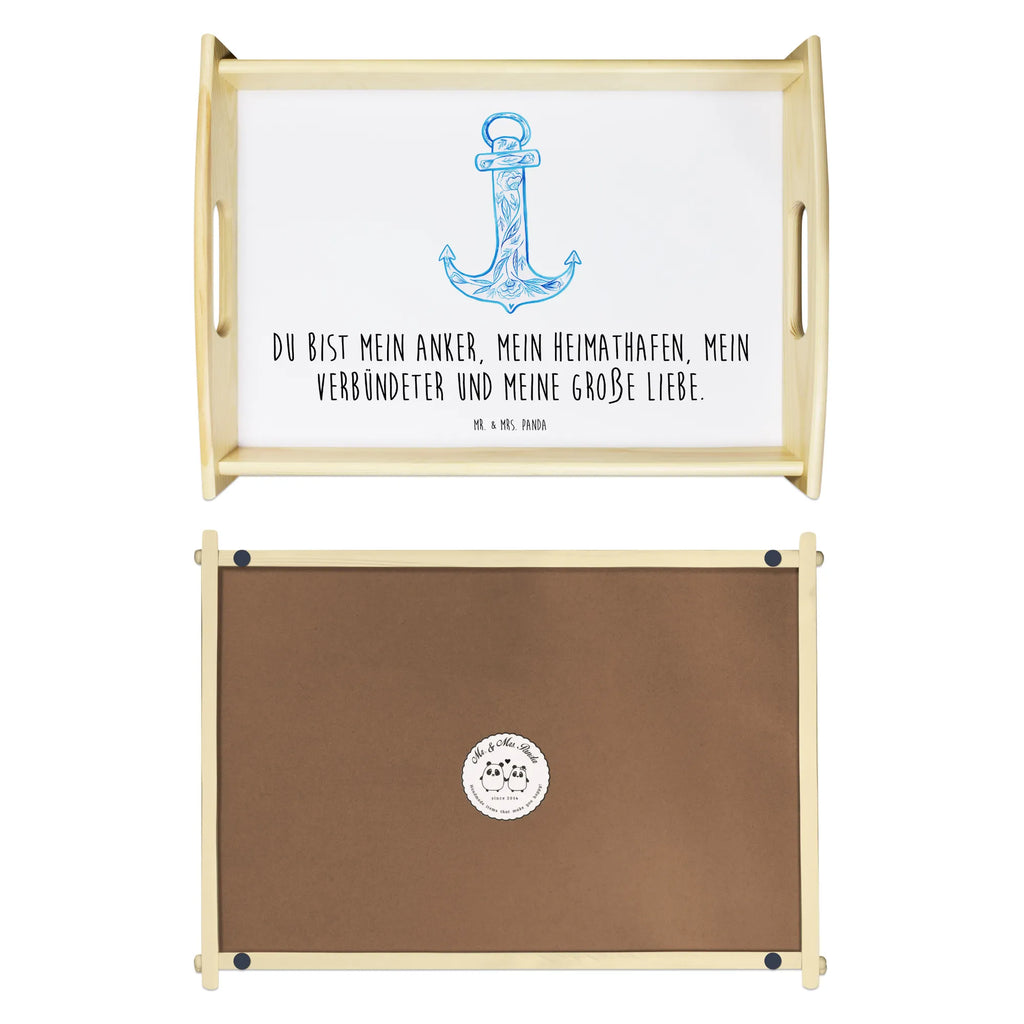 Serviertablett Anker Blau Holztablett, Frühstückstablett, Serviertablett, Küchentablett, Tablett, Dekotablett, Tiermotive, Gute Laune, lustige Sprüche, Tiere