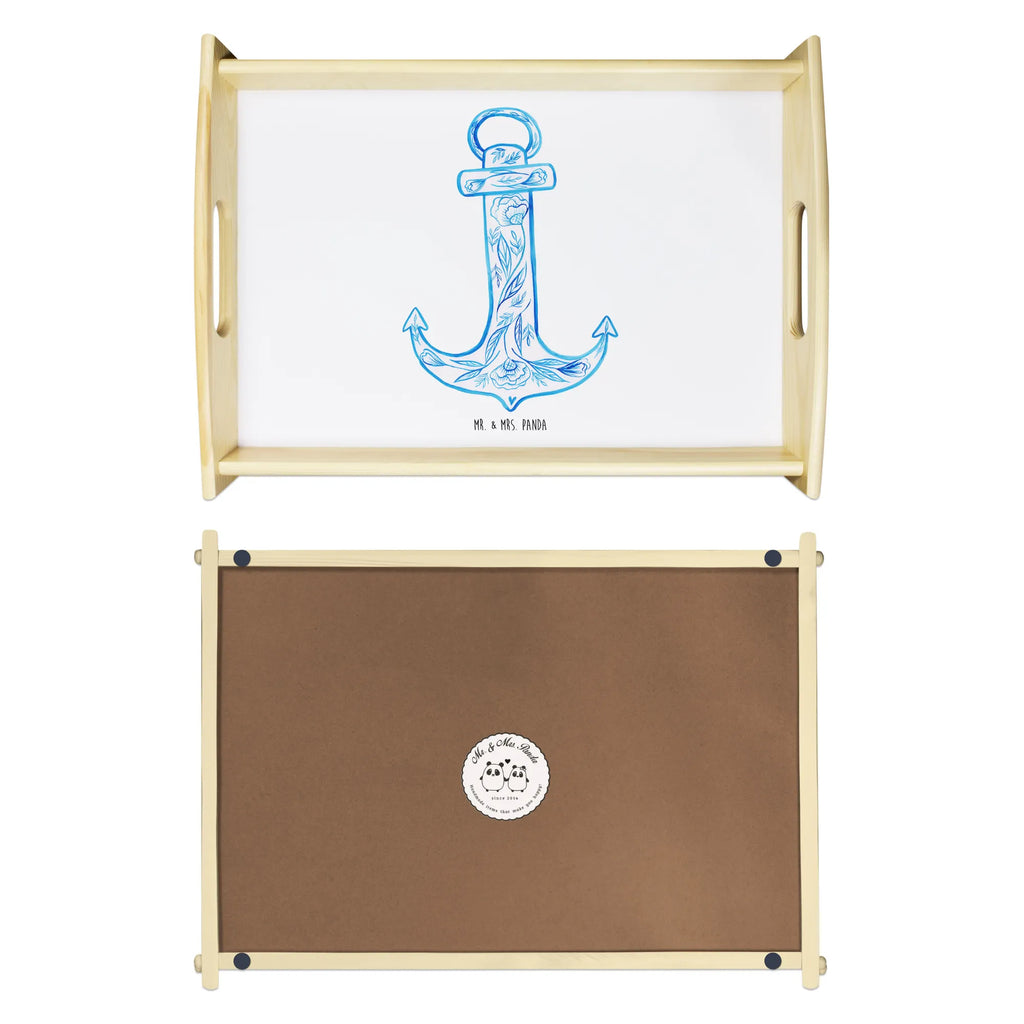 Serviertablett Anker Blau Holztablett, Frühstückstablett, Serviertablett, Küchentablett, Tablett, Dekotablett, Tiermotive, Gute Laune, lustige Sprüche, Tiere