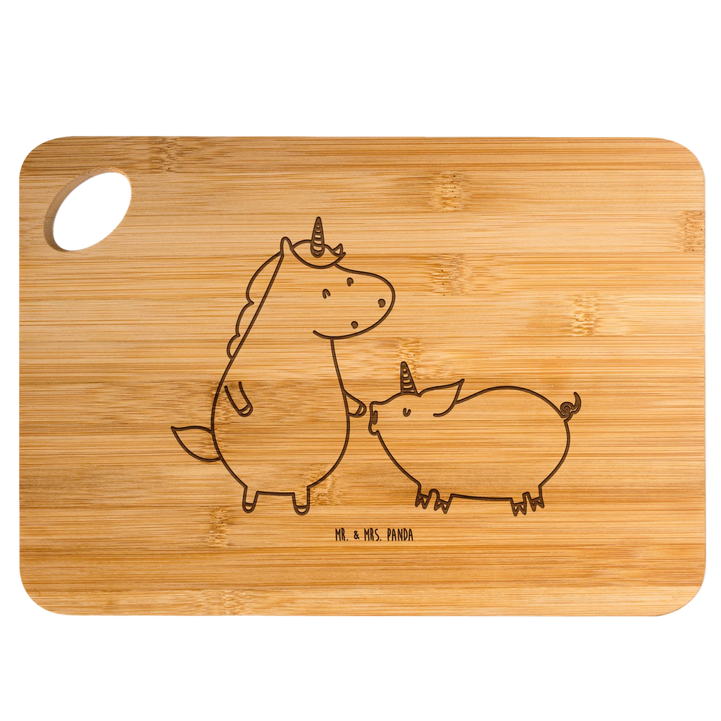 Bamboo chopping board unicorn Pig Brett, Schneidebrett, Holzbrett, Holzbrettchen, Hackbrett, Frühstücksbrett, Küchenbrett, Servierbrett, Einhorn, Einhörner, Einhorn Deko, Unicorn, Schwein, Freundin, Schweinhorn, Freundschaft, Schweinchen