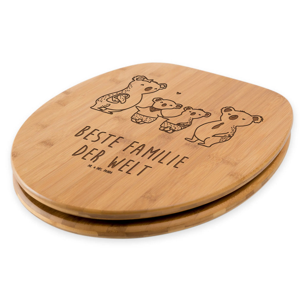 Deska sedesowa Rodzina koali dwa Rodzina, Dzień Ojca, Dzień Matki, brat, siostra, mama, tata, babcia, dziadek