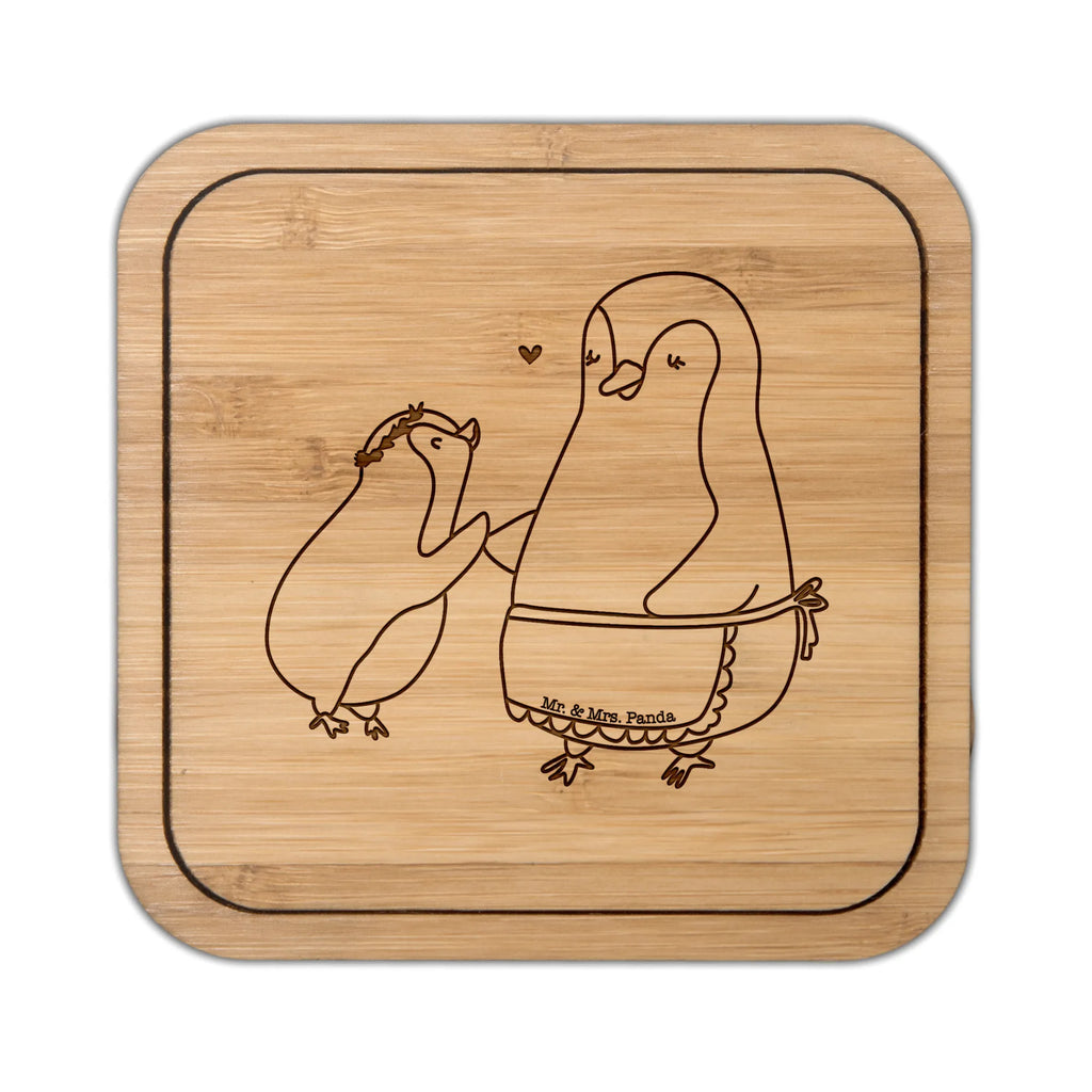 Square coaster Penguin with child square, set, gift, wood, coasters, party, glass coasters, glass, glasses, breakfast, presents, gifts, giveaways, Family, Father's Day, Mother's Day, brother, sister, Mom, Dad, Mommy, Gift, Birthday, Mummy, Mother