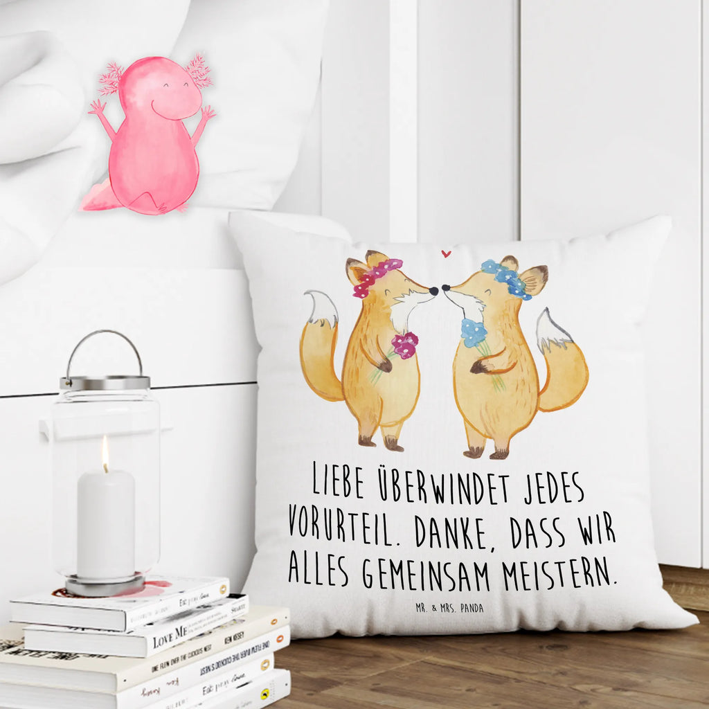 40x40 poduszka Lisy Lesbijska duma Wesele, prezent weselny, małżeństwo, przyjęcie weselne, ceremonia, prezent z ceremonii, karta weselna, przyjęcie zaręczynowe, prezent z zaręczyn, pomysły na prezenty weselne, prezenty weselne dla pary młodej