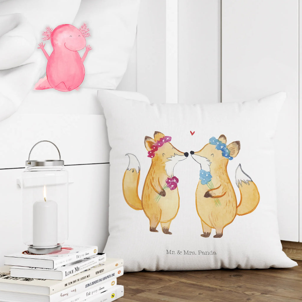 40x40 poduszka Lisy Lesbijska duma Wesele, prezent weselny, małżeństwo, przyjęcie weselne, ceremonia, prezent z ceremonii, karta weselna, przyjęcie zaręczynowe, prezent z zaręczyn, pomysły na prezenty weselne, prezenty weselne dla pary młodej