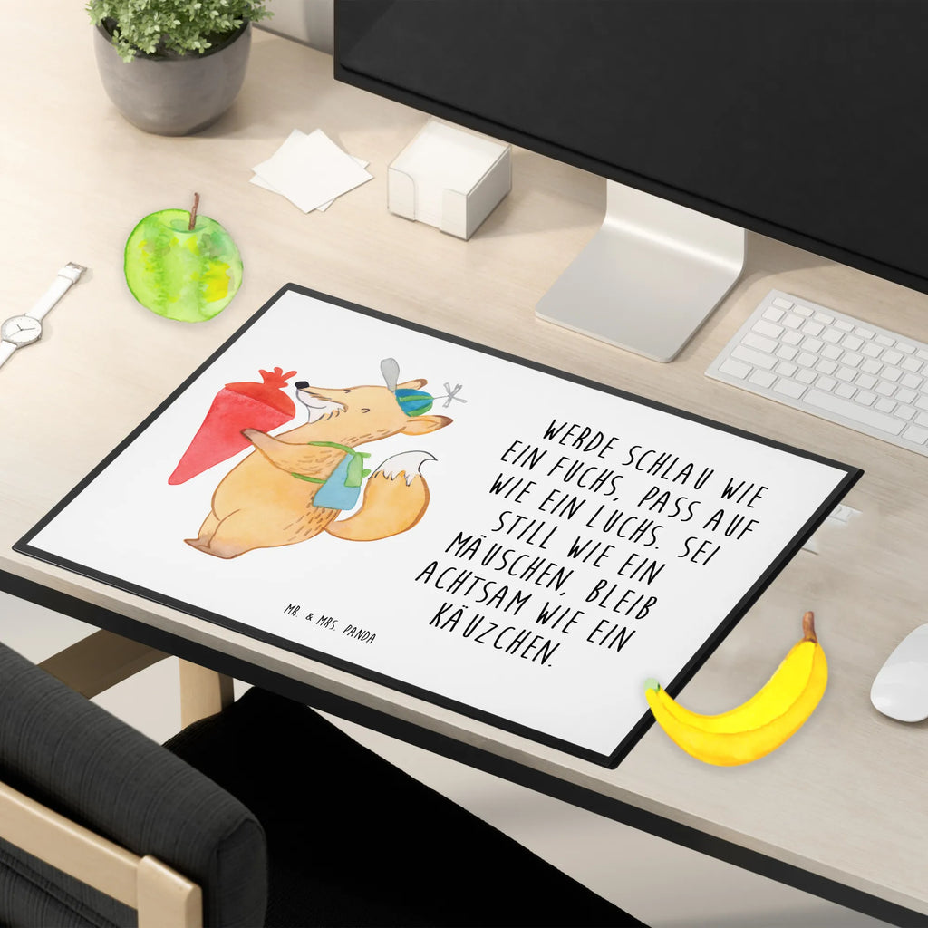 Schreibtischunterlage Fuchs Schulkind Büroartikel, Schreibunterlage, Schreibwaren, Schreibtischunterlage Groß, Schreibtisch Unterlagen, Schreibtischauflage, Bürobedarf, Tiermotive, Gute Laune, lustige Sprüche, Tiere