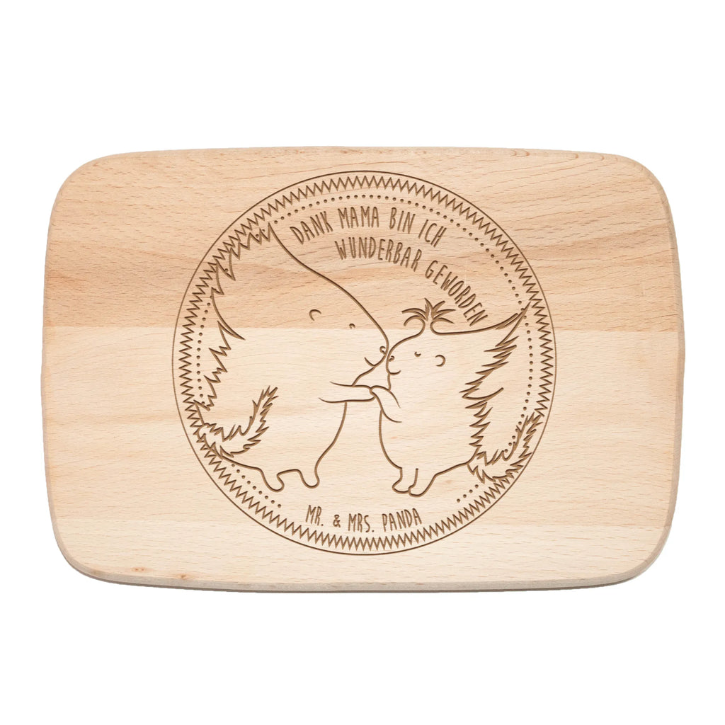 Frühstücksbrett Stachelschwein Mama Frühstücksbrett, Holzbrett, Schneidebrett, Schneidebrett Holz, Küchenbrett, Frühstücksbrettchen, Familie, Vatertag, Muttertag, Bruder, Schwester, Mama, Papa, Oma, Opa, Tochter, Liebe, Stachelschwein, Paar, Mutter, Sohn, Geburtstag, Weihnachten, Geschenk