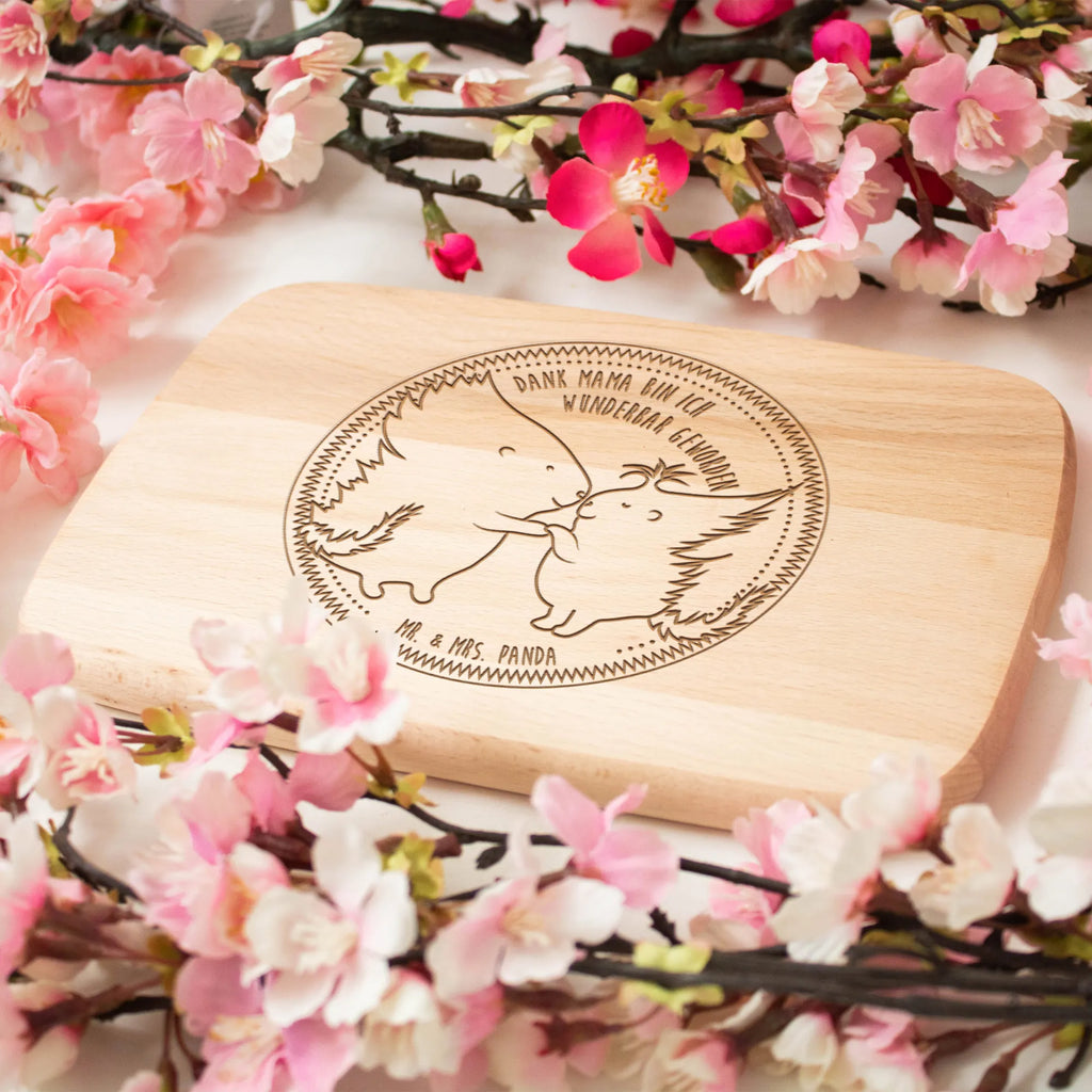 Frühstücksbrett Stachelschwein Mama Frühstücksbrett, Holzbrett, Schneidebrett, Schneidebrett Holz, Küchenbrett, Frühstücksbrettchen, Familie, Vatertag, Muttertag, Bruder, Schwester, Mama, Papa, Oma, Opa, Tochter, Liebe, Stachelschwein, Paar, Mutter, Sohn, Geburtstag, Weihnachten, Geschenk