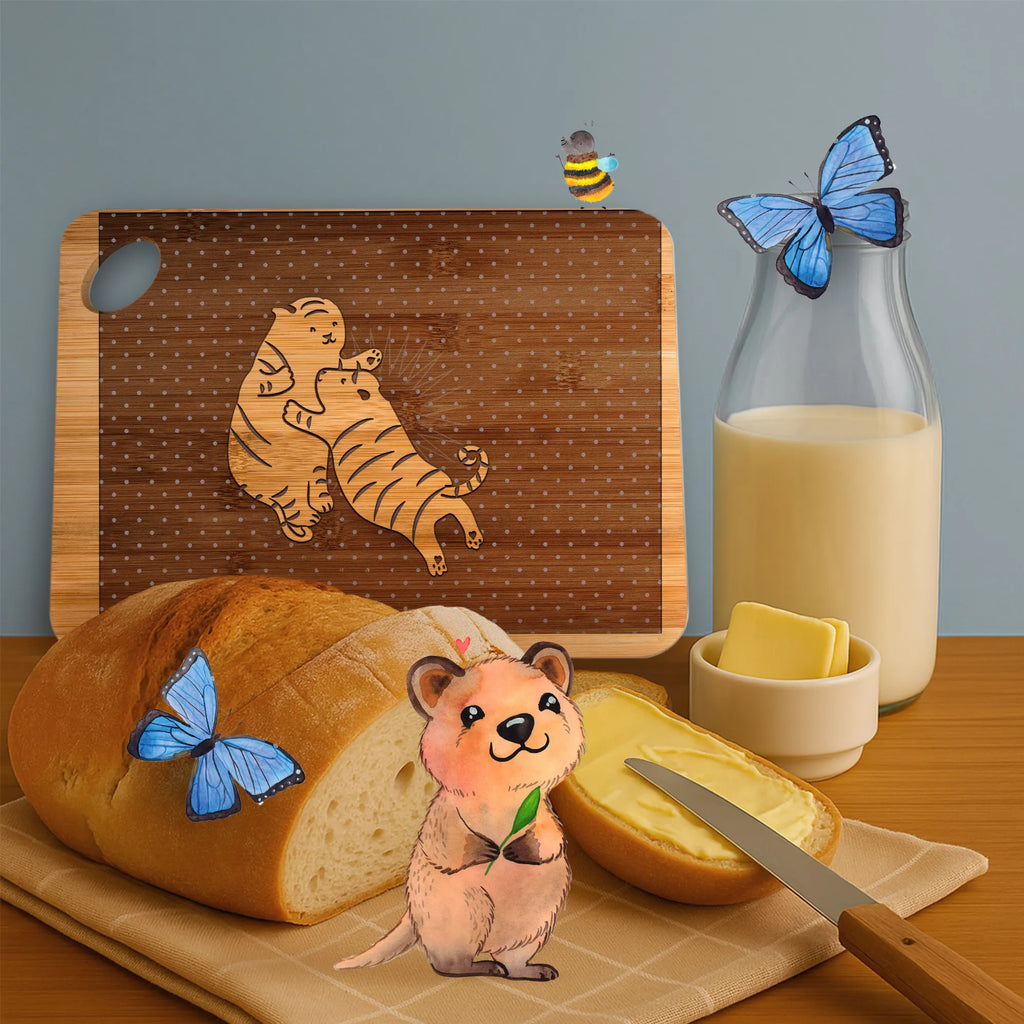 Holzbrett Tiger Geschwisterliebe Holzbrett, Holzbrettchen, Hackbrett, Schneidebrett, Küchenbrett, Servierbrett, Frühstücksbrett, Brett, Familie, Vatertag, Muttertag, Bruder, Schwester, Mama, Papa, Oma, Opa, Geburtstag, Tiger, Geschwister, Weihnachten, Geschenk