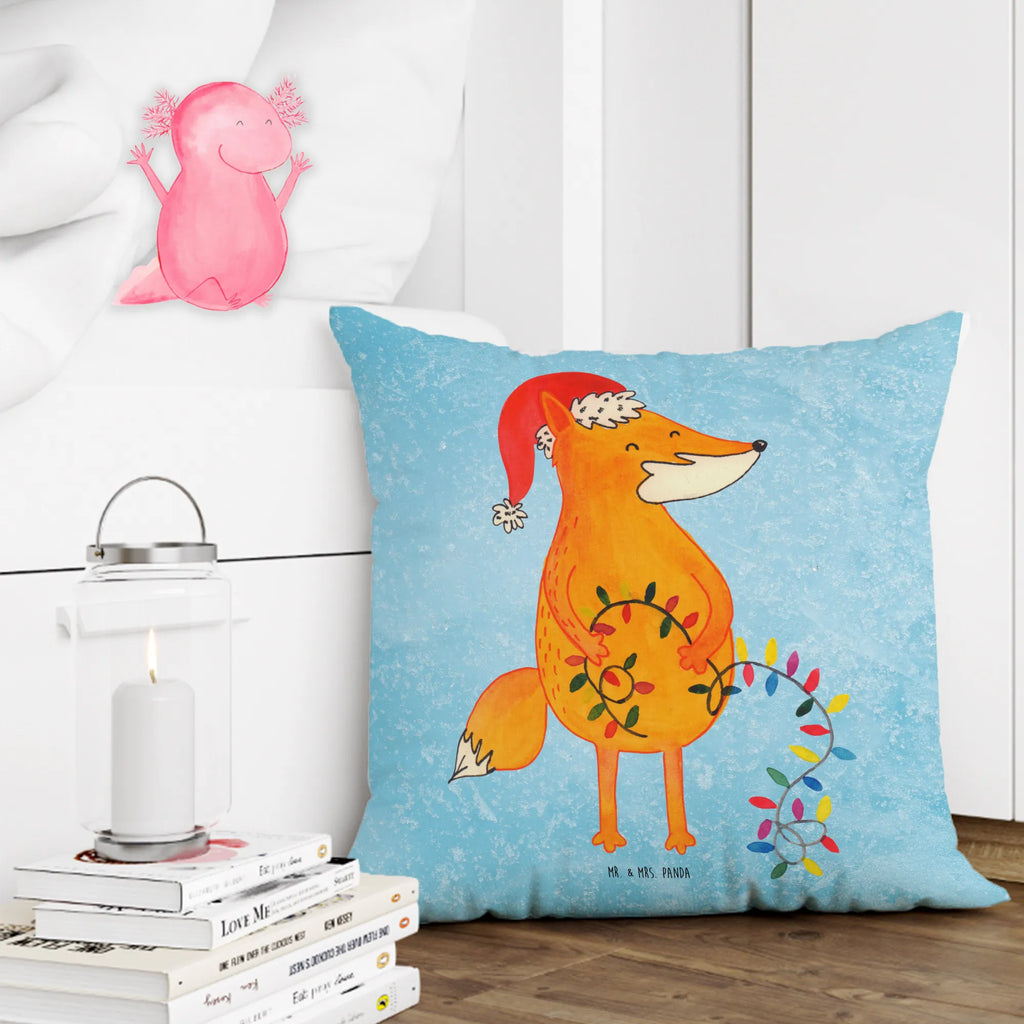 Cushion Fox Christmas fluffy, pad, couch, 40 x 40, soft, cushion, 40x40, sofa, pillows, bedroom, settee, pillow case, bed, Pillow, Winter, Christmas, Christmas time, snow, Saying beautiful, Gift Christmas, Santa Claus, Christmas Eve, Foxes, Fox