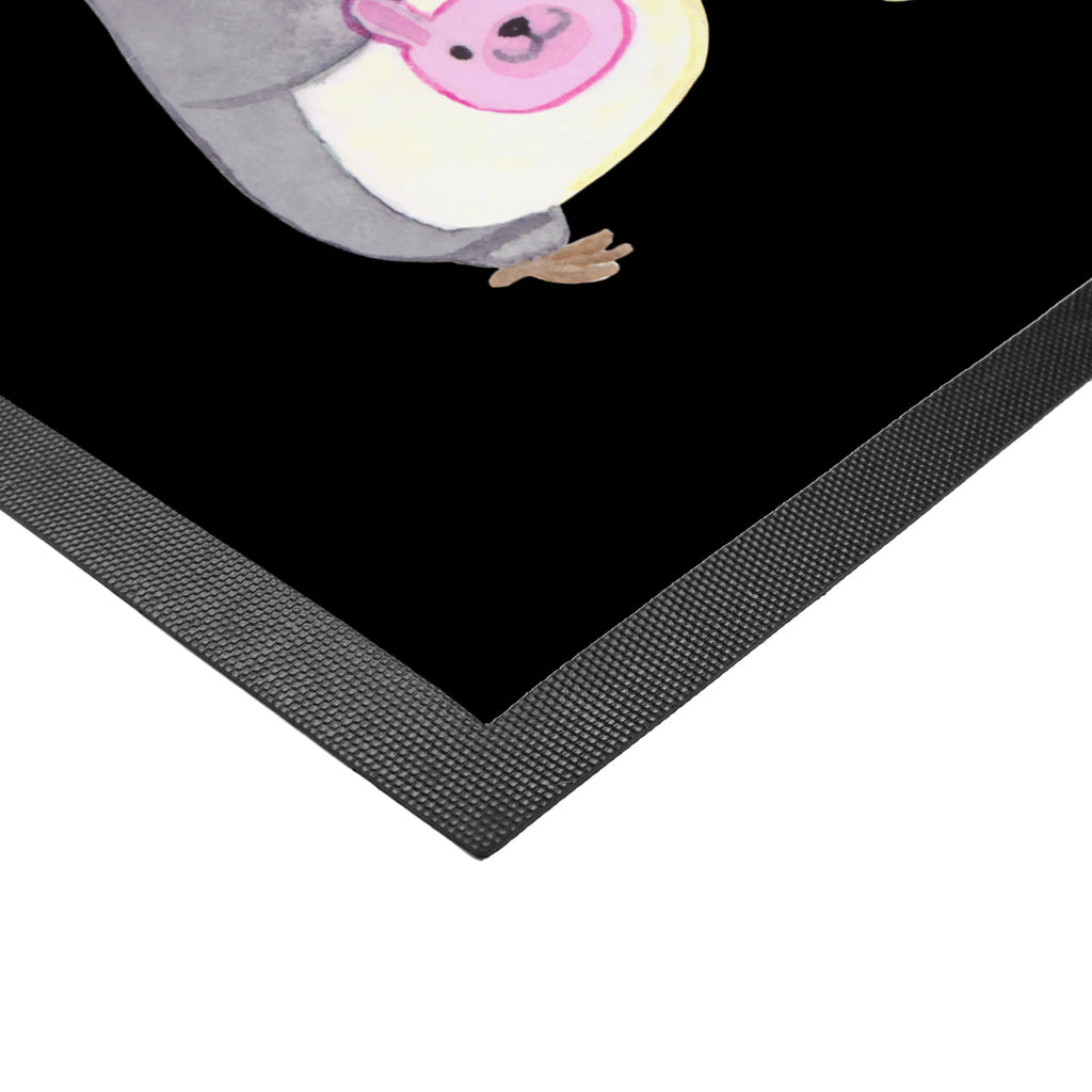 Doormat penguin looking for eggs Easter, Easter bunny