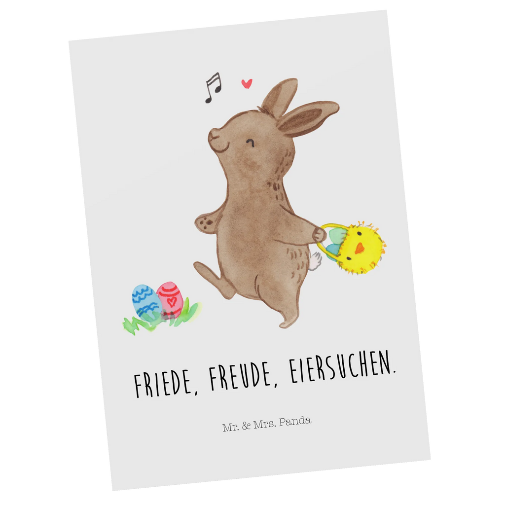 Postcard Rabbits looking for eggs invitation card, gift, invitation, card, letter, Postcard, gift card, paper, postcards, Easter, Easter bunny