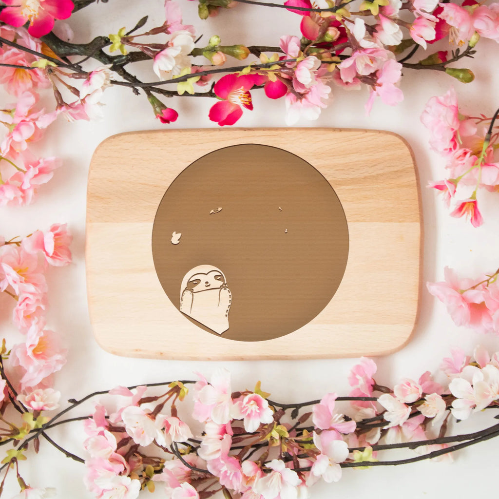 Serving board Sloth Daughter Board, cutting board, breakfast board, Family, Father's Day, Mother's Day, brother, sister, Mom, Dad, Love, Mother, Son, Sloth, Mother's day, Daughter, Couple, Gift, Christmas, Birthday