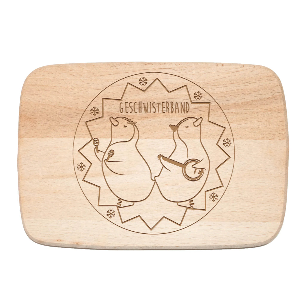 Frühstücksbrett Pinguin Geschwister Schneidebrett Holz, Frühstücksbrett, Holzbrett, Frühstücksbrettchen, Schneidebrett, Küchenbrett, Familie, Vatertag, Muttertag, Bruder, Schwester, Mama, Papa, Oma, Opa, Geburtstag, Pinguin, Paar, Geschenk, Geschwister, Liebe, Weihnachten