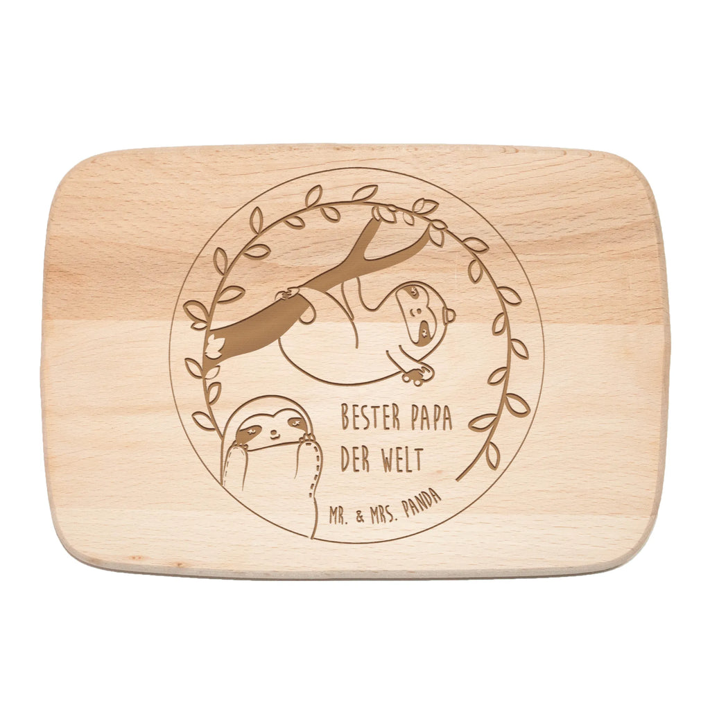 Frühstücksbrett Faultier Papa Holzbrett, Frühstücksbrett, Frühstücksbrettchen, Schneidebrett, Küchenbrett, Schneidebrett Holz, Familie, Vatertag, Muttertag, Bruder, Schwester, Mama, Papa, Oma, Opa, Vater, Paar Familie, Sohn, Liebe, Geburtstag, Tochter, Weihnachten, Geschenk