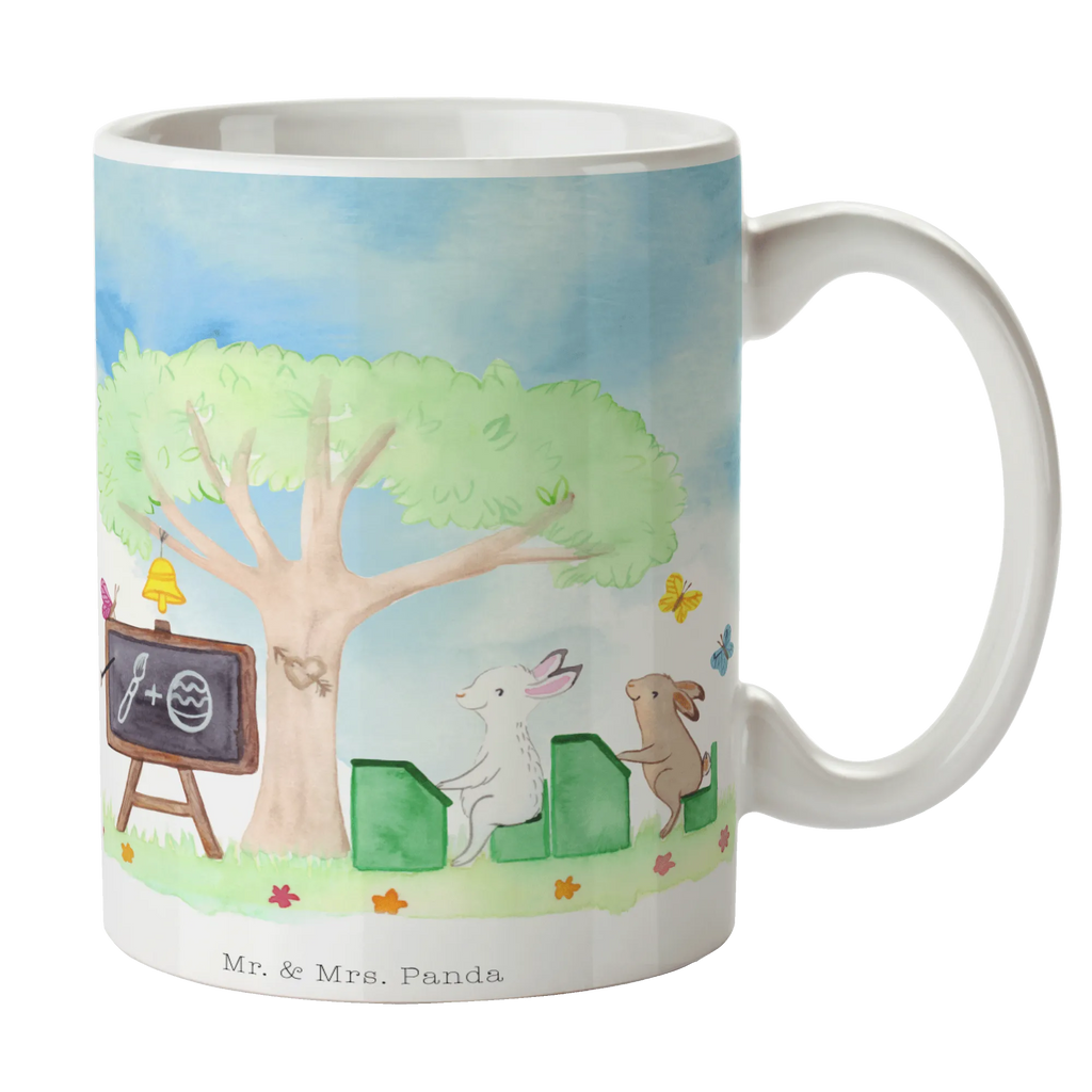 Tasse Hasenschule Porzellantasse, Tasse mit Motiven, Bürotasse, Kaffeetasse, Tasse, Keramiktasse, Tasse mit Zitaten, Teetasse, Geschenktasse, Ostern, Osterhase, Ostergeschenke, Osternest, Osterdeko, Geschenke zu Ostern, Ostern Geschenk, Ostergeschenke Kinder, Ostern Kinder