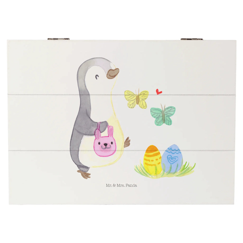 Wooden chest penguin looking for eggs XXL, Holzkiste, Geschenkbox, Geschenkdose, Schatzkiste, Dekokiste, Truhe, Erinnerungskiste, Erinnerungsbox, Aufbewahrungsbox, Kiste, Schatulle, Ostern, Osterhase, Ostergeschenke, Osternest, Osterdeko, Geschenke zu Ostern, Ostern Geschenk, Ostergeschenke Kinder, Ostern Kinder