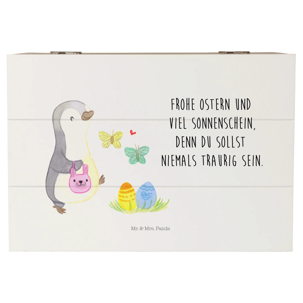 Wooden chest penguin looking for eggs XXL, Holzkiste, Geschenkbox, Geschenkdose, Schatzkiste, Dekokiste, Truhe, Erinnerungskiste, Erinnerungsbox, Aufbewahrungsbox, Kiste, Schatulle, Ostern, Osterhase, Ostergeschenke, Osternest, Osterdeko, Geschenke zu Ostern, Ostern Geschenk, Ostergeschenke Kinder, Ostern Kinder