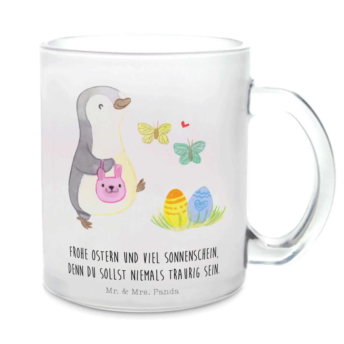 Teetasse Pinguin Eier suchen Teeglas, Teetasse aus Glas, Teetasse Glas, Motivtasse, Henkeltasse, Tee Tasse, getränkebecher, Teetasse, getränkeglas, Henkelbecher, Häferl, Kakaotasse, Pott, Glas Teebecher, Haferl, Glasbecher, Trinkglas, glastasse, Ostergeschenke, Osterdeko, Geschenke zu Ostern, Ostern Geschenk, Osternest, Ostergeschenke Kinder, Ostern Kinder, Ostern, Osterhase