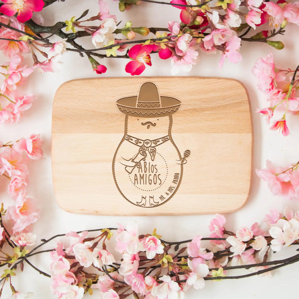Śniadaniowa deska Abios Przyjaciele Schneidebrett Holz, Schneidebrett, Küchenbrett, Frühstücksbrett, Holzbrett, Frühstücksbrettchen