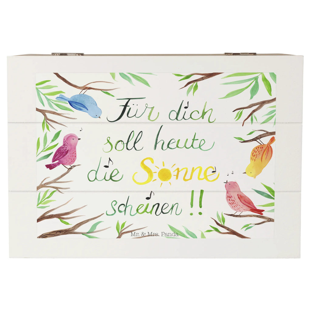 Skrzynia drewniana Ptaki Słońce Dekoracje kwiatowe, dekoracje wiosenne, dekoracje letnie, dekoracja, pozytywna wiadomość, miłośnik natury, na zewnątrz, natura, przygoda