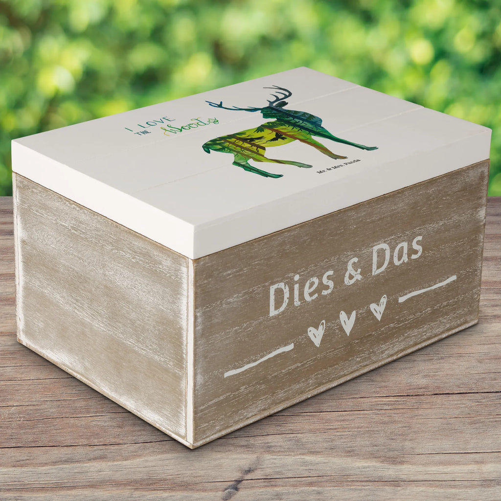 Skrzynia drewniana Jeleń Kocham lasy Dekoracje kwiatowe, dekoracje wiosenne, dekoracje letnie, dekoracja, pozytywna wiadomość, miłośnik natury, na zewnątrz, natura, przygoda