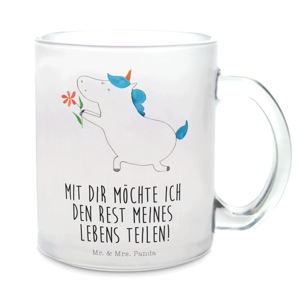 Teetasse Einhorn Blume Henkeltasse, Glas Teebecher, getränkebecher, Häferl, Teetasse aus Glas, Glasbecher, Pott, Teetasse, Haferl, Trinkglas, Kakaotasse, Motivtasse, Teetasse Glas, glastasse, Tee Tasse, getränkeglas, Henkelbecher, Teeglas, Unicorn, Einhorn, Einhörner, Einhorn Deko, Freund, Verlobung, Heiraten, Heiratsantrag, Pärchen, Partner, Liebesbeweis, Ehepaar, Ehe, Liebe, Antrag, Freundin
