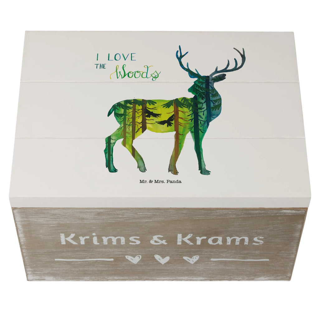 Skrzynia drewniana Jeleń Kocham lasy Dekoracje kwiatowe, dekoracje wiosenne, dekoracje letnie, dekoracja, pozytywna wiadomość, miłośnik natury, na zewnątrz, natura, przygoda
