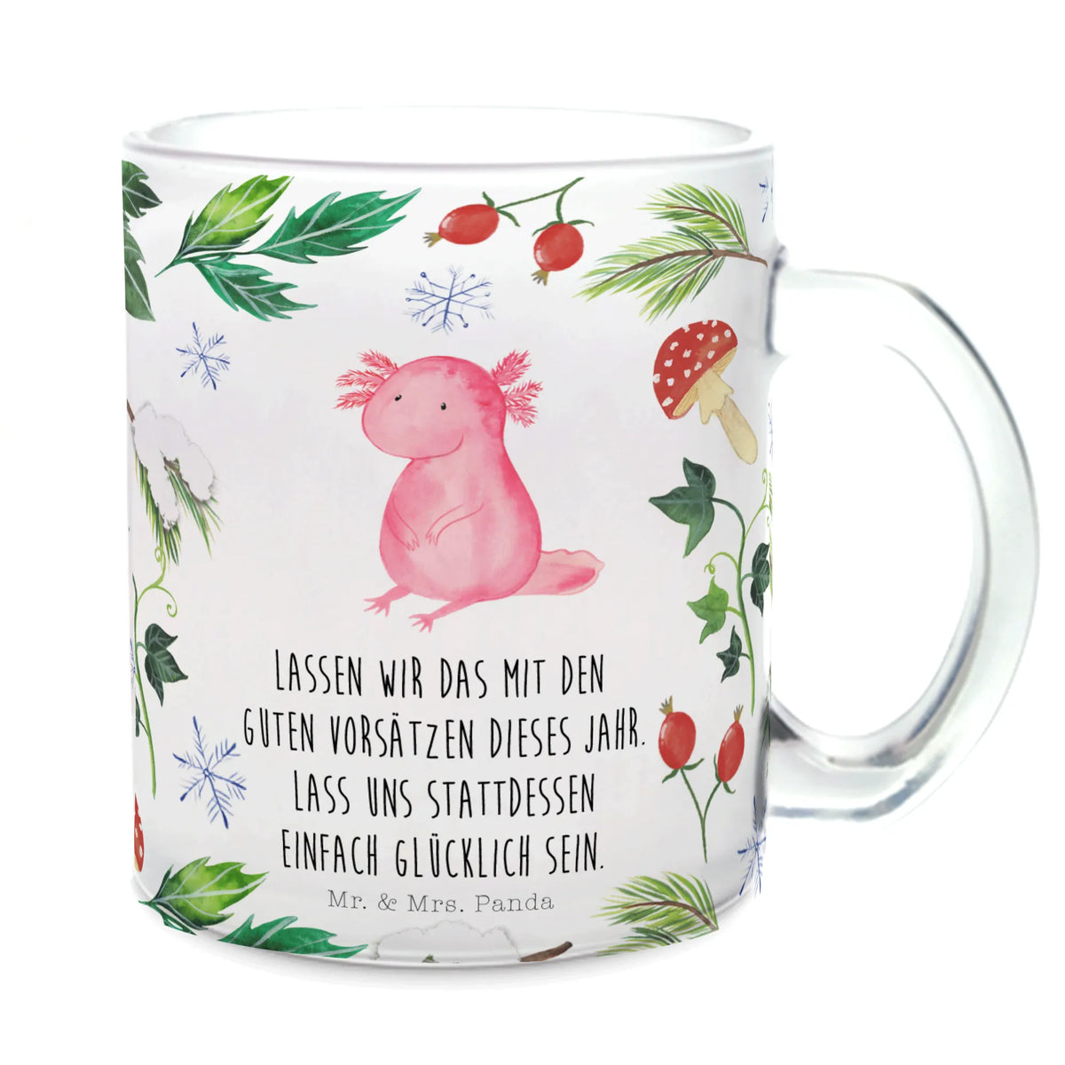 Teetasse Axolotl Glücklich glastasse, Henkeltasse, Kakaotasse, Motivtasse, Teetasse, getränkebecher, getränkeglas, Teeglas, Henkelbecher, Trinkglas, Tee Tasse, Häferl, Teetasse aus Glas, Pott, Glasbecher, Glas Teebecher, Teetasse Glas, Haferl, Weihnachten, Winter, Weihnachtsdeko, Nikolaus, Advent, Heiligabend, Wintermotiv