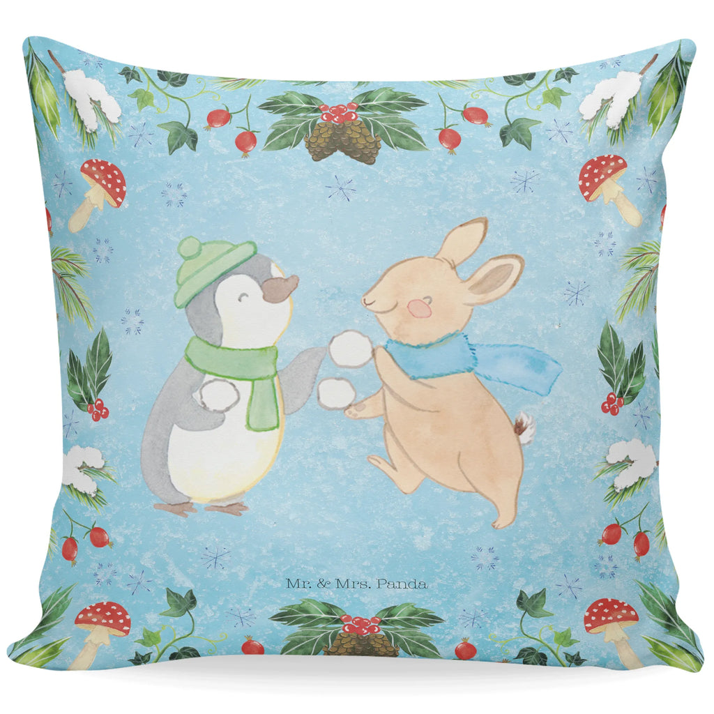 40x40 poduszka Pingwin królik Bitwa na śnieżki Sofakissen, Zierkissen, Kissen 40x40 Waschbar, sofakissen, Kissen 40x40, Sofakissen 40x40, Kopfkissen, Couchkissen, Dekokissen, Kissenhülle 40x40, Dekokissen Sofa, Kissen, Kopfkissen 40x40, Kissenbezüge, Dekokissen 40x40, Kissenhülle, Motivkissen, Kissenbezug 40x40, sitzkissen, Winter, Weihnachten, Weihnachtsdeko, Nikolaus, Advent, Heiligabend, Wintermotiv