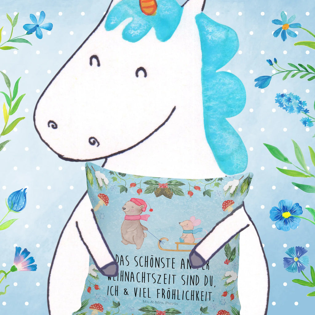 40x40 poduszka Niedźwiedź i Mysz sanie Sofakissen, Motivkissen, sofakissen, Dekokissen Sofa, Kissenhülle 40x40, Sofakissen 40x40, Kissenbezüge, Couchkissen, Kissenhülle, Kissen 40x40, Dekokissen 40x40, Zierkissen, Kissenbezug 40x40, Kopfkissen, sitzkissen, Dekokissen, Kopfkissen 40x40, Kissen 40x40 Waschbar, Kissen, Winter, Weihnachten, Weihnachtsdeko, Nikolaus, Advent, Heiligabend, Wintermotiv