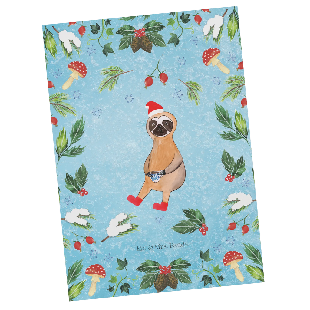 Postcard sloth cocoa Geburtstagskarte, Geschenkkarte, Einladung Geburtstag, Ansichtskarten, Einladungskarte, Einladungskarten Geburtstag, Dankeskarte, Karte, Grußkarte, Ansichtskarte, Einladung, Postkarte, Winter, Weihnachten, Weihnachtsdeko, Nikolaus, Advent, Heiligabend, Wintermotiv
