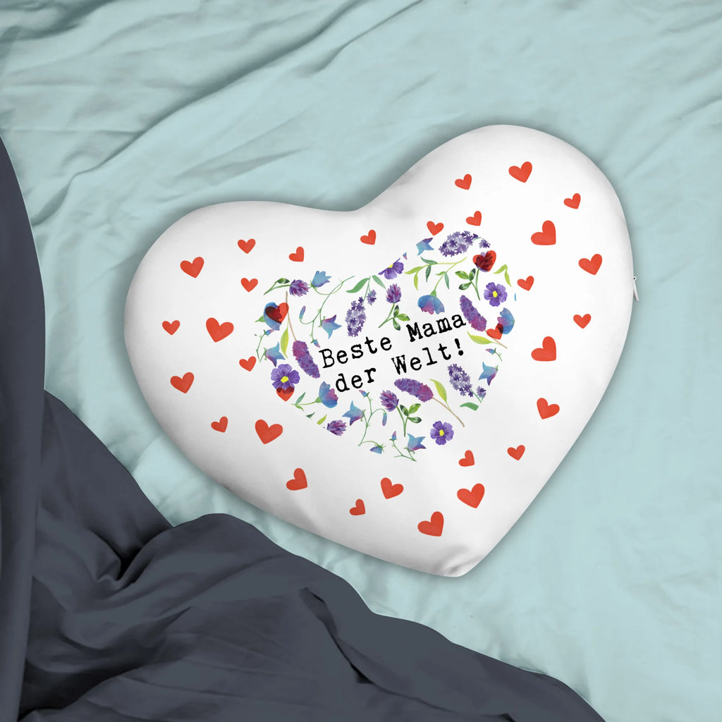 Heart cushion Dear Mom the world Nature, joy of life, love