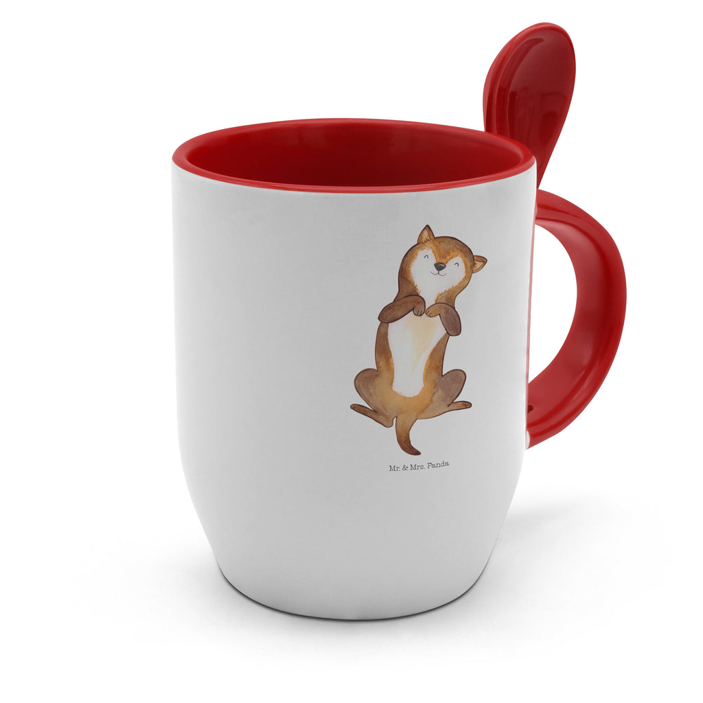 Tasse mit Löffel Hund Bauchkraulen Tasse, Kaffeetasse, Tassen, Tasse mit Spruch, Kaffeebecher, Tasse mit Löffel, Hund, Hundemotiv, Haustier, Hunderasse, Tierliebhaber, Hundebesitzer, Sprüche, Hunde, Hundeliebe, Hundewelpe, Bauchkraulen