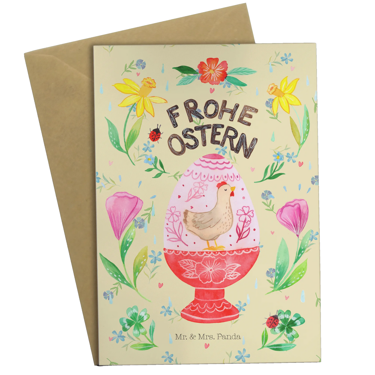 Greetings card Easter egg greeting card, birthday card, wedding card, folding card, invitation card, Easter, Easter bunny