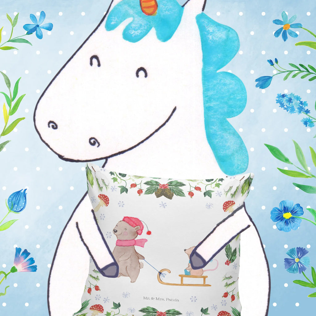 40x40 poduszka Niedźwiedź i Mysz sanie Sofakissen, Motivkissen, sofakissen, Dekokissen Sofa, Kissenhülle 40x40, Sofakissen 40x40, Kissenbezüge, Couchkissen, Kissenhülle, Kissen 40x40, Dekokissen 40x40, Zierkissen, Kissenbezug 40x40, Kopfkissen, sitzkissen, Dekokissen, Kopfkissen 40x40, Kissen 40x40 Waschbar, Kissen, Winter, Weihnachten, Weihnachtsdeko, Nikolaus, Advent, Heiligabend, Wintermotiv