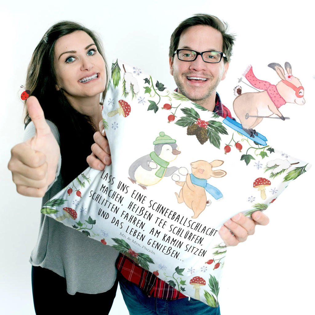 40x40 poduszka Pingwin królik Bitwa na śnieżki Sofakissen, Zierkissen, Kissen 40x40 Waschbar, sofakissen, Kissen 40x40, Sofakissen 40x40, Kopfkissen, Couchkissen, Dekokissen, Kissenhülle 40x40, Dekokissen Sofa, Kissen, Kopfkissen 40x40, Kissenbezüge, Dekokissen 40x40, Kissenhülle, Motivkissen, Kissenbezug 40x40, sitzkissen, Winter, Weihnachten, Weihnachtsdeko, Nikolaus, Advent, Heiligabend, Wintermotiv