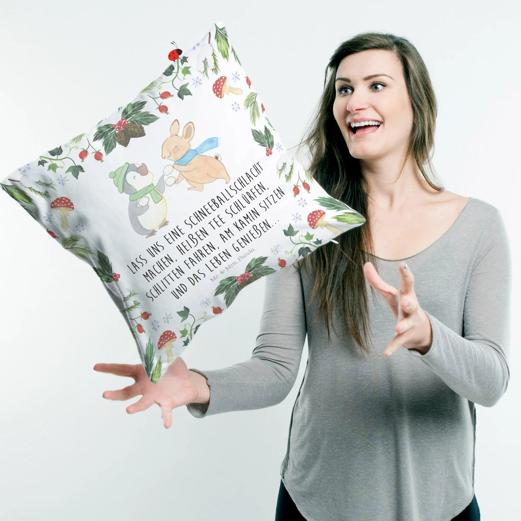 40x40 poduszka Pingwin królik Bitwa na śnieżki Sofakissen, Zierkissen, Kissen 40x40 Waschbar, sofakissen, Kissen 40x40, Sofakissen 40x40, Kopfkissen, Couchkissen, Dekokissen, Kissenhülle 40x40, Dekokissen Sofa, Kissen, Kopfkissen 40x40, Kissenbezüge, Dekokissen 40x40, Kissenhülle, Motivkissen, Kissenbezug 40x40, sitzkissen, Winter, Weihnachten, Weihnachtsdeko, Nikolaus, Advent, Heiligabend, Wintermotiv