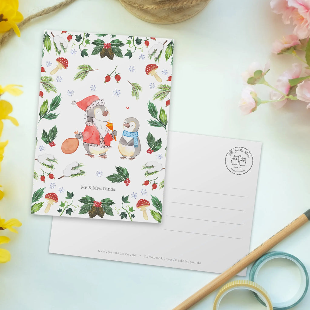 Postcard penguin wish list Geburtstagskarte, Karte, Ansichtskarten, Einladungskarten Geburtstag, Grußkarte, Geschenkkarte, Dankeskarte, Ansichtskarte, Einladung, Einladungskarte, Postkarte, Einladung Geburtstag, Winter, Weihnachten, Weihnachtsdeko, Nikolaus, Advent, Heiligabend, Wintermotiv