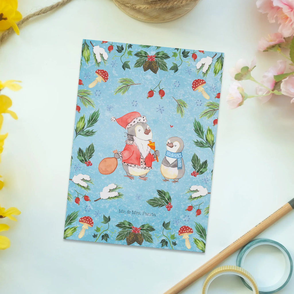 Postcard penguin wish list Geburtstagskarte, Karte, Ansichtskarten, Einladungskarten Geburtstag, Grußkarte, Geschenkkarte, Dankeskarte, Ansichtskarte, Einladung, Einladungskarte, Postkarte, Einladung Geburtstag, Winter, Weihnachten, Weihnachtsdeko, Nikolaus, Advent, Heiligabend, Wintermotiv