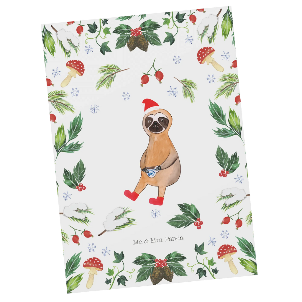 Postcard sloth cocoa Geburtstagskarte, Geschenkkarte, Einladung Geburtstag, Ansichtskarten, Einladungskarte, Einladungskarten Geburtstag, Dankeskarte, Karte, Grußkarte, Ansichtskarte, Einladung, Postkarte, Winter, Weihnachten, Weihnachtsdeko, Nikolaus, Advent, Heiligabend, Wintermotiv