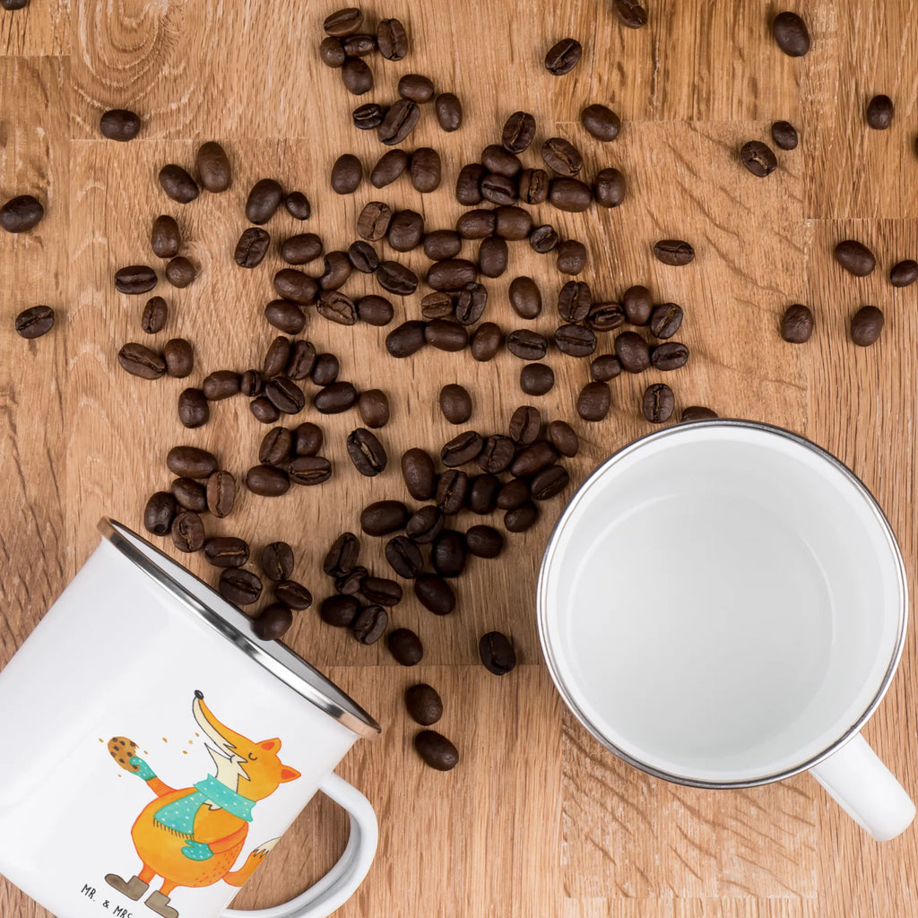 Kempingowy kubek emaliowany Lis pudełko na ciastka blechbecher, wanderbecher, Metalltasse, Pott, becher emaille, Campingbecher, reisetasse, Blechtasse, Reisebecher, Teebecher, wandertasse, Tasse Emaille, emaillebecher, Tasse, Emaille Becher, Kaffeebecher, Campingtasse, Becher, Kaffeetasse, Teetasse, Emaille Tasse, Emailletasse, Trinkbecher, metallbecher, Weihnachten, Winter, Weihnachtsdeko, Nikolaus, Advent, Heiligabend, Wintermotiv