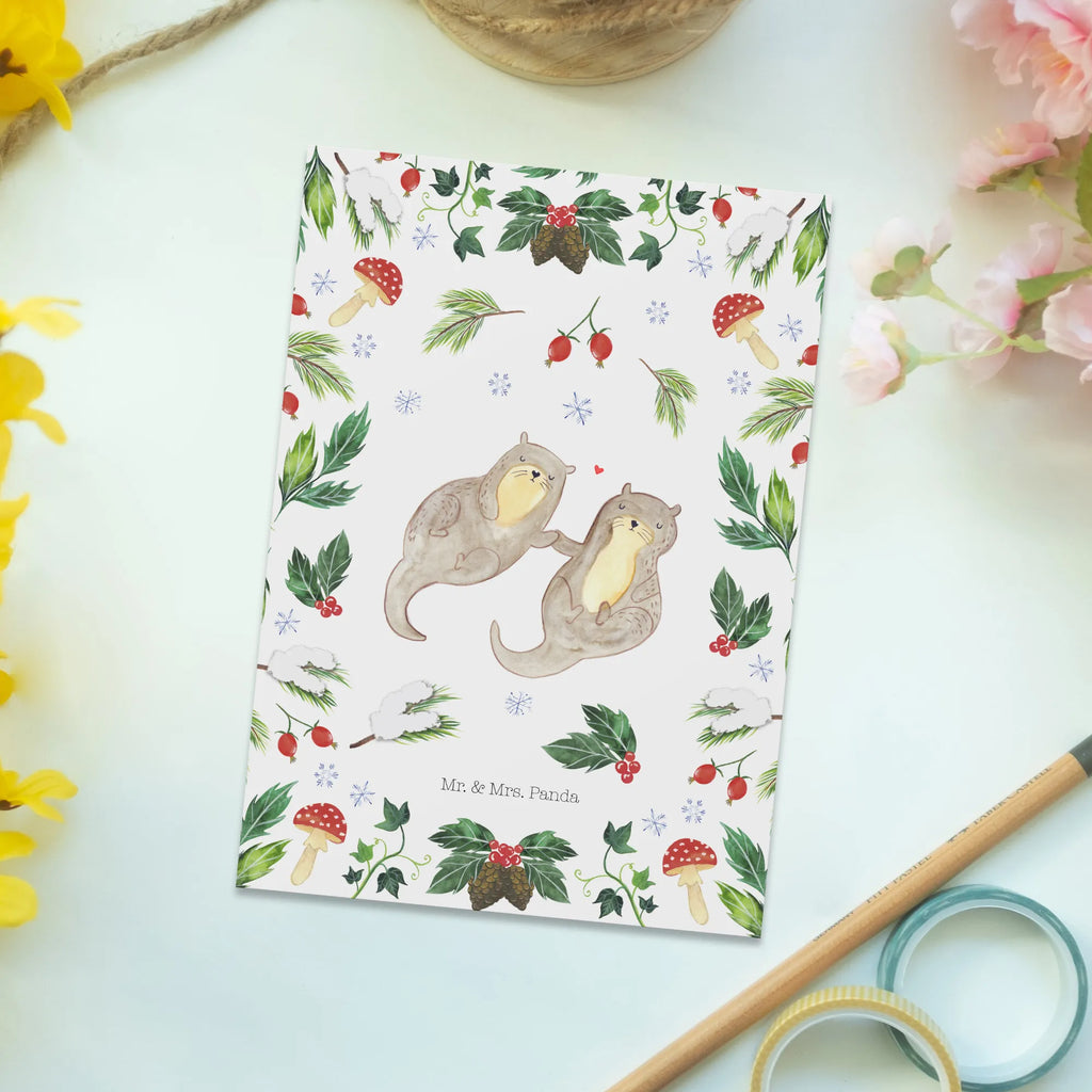 Postkarte Otter Glühweinstand Grußkarte, Ansichtskarte, Dankeskarte, Einladungskarten Geburtstag, Karte, Einladung, Einladungskarte, Postkarte, Einladung Geburtstag, Ansichtskarten, Geburtstagskarte, Geschenkkarte, Winter, Weihnachten, Weihnachtsdeko, Nikolaus, Advent, Heiligabend, Wintermotiv