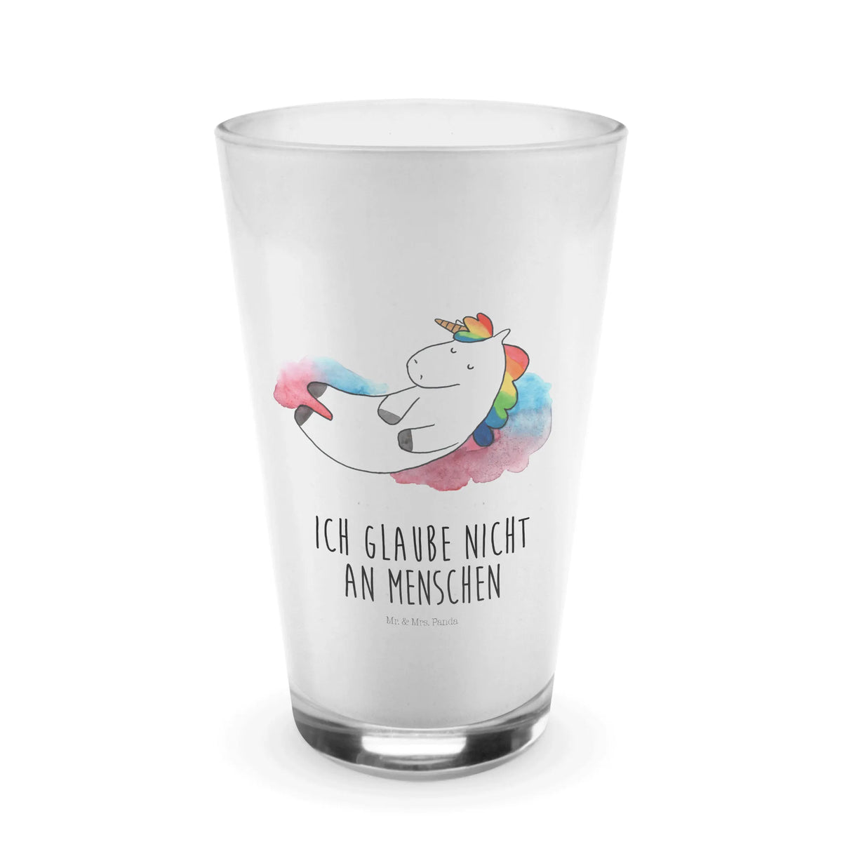 Glass unicorn cloud 7 in love, gift, people, faith, reality, witty
