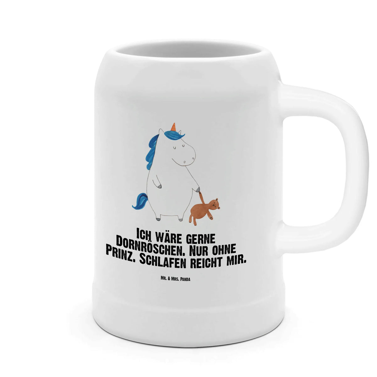 Beer mug unicorn teddy unicorn, unicorns, Unicorn, dreaming, bed, single life, single, sweet, child present, child gift, sleep, girlfriend, good night