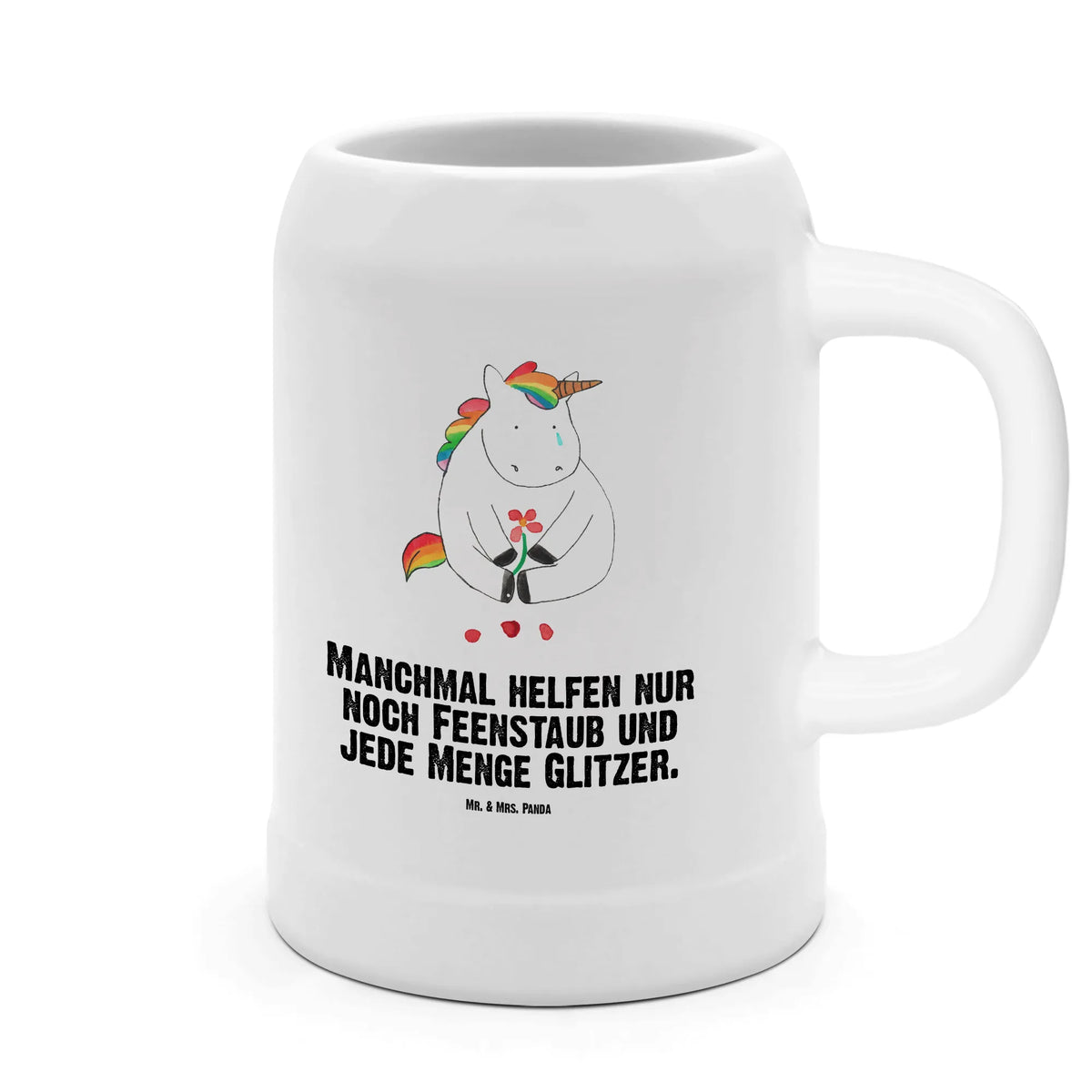 Beer mug unicorn Sad unicorn, unicorns, glitter, love, Unicorn, Friendship, greeting card, flower, grief, consoling, friends