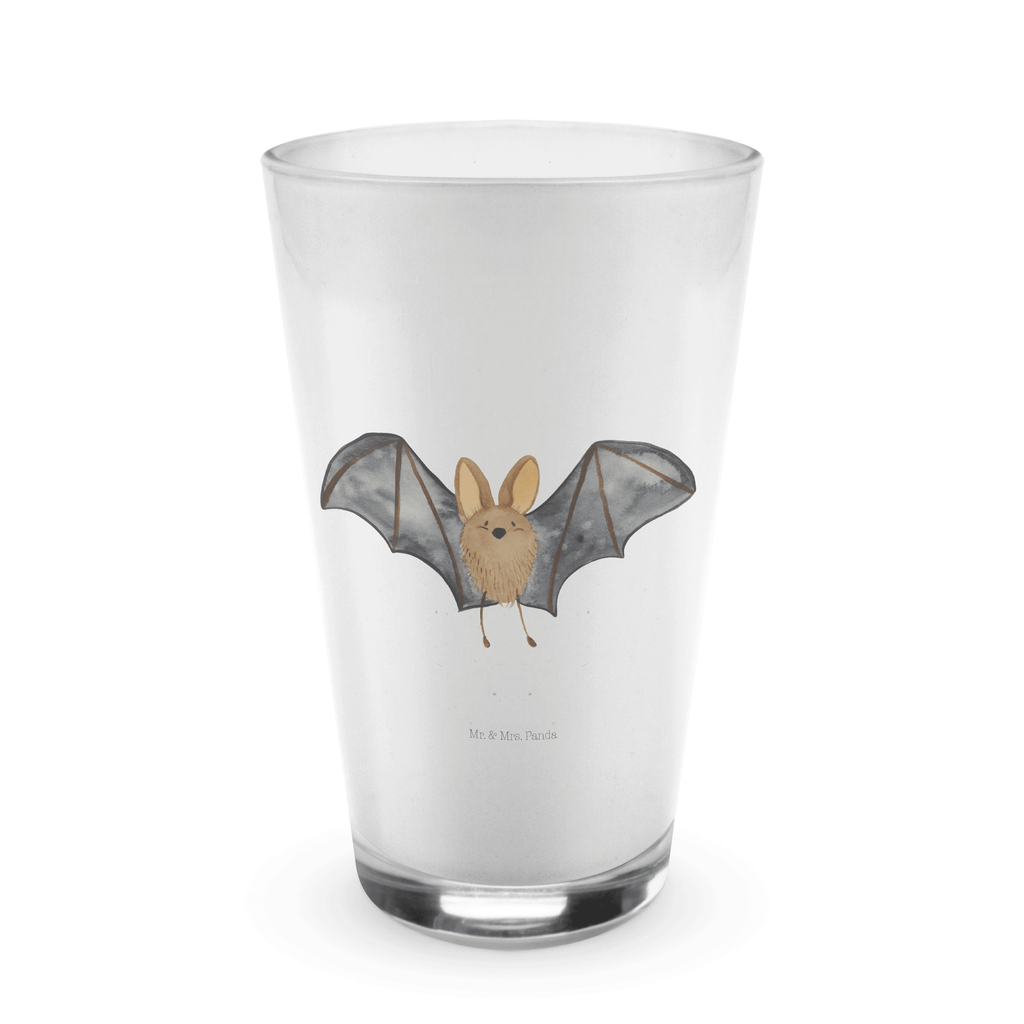Glas Fledermaus Flügel Cappuccino Glas, Glas, Cappuccino Tasse, Latte Macchiato, Tiermotive, Gute Laune, lustige Sprüche, Tiere